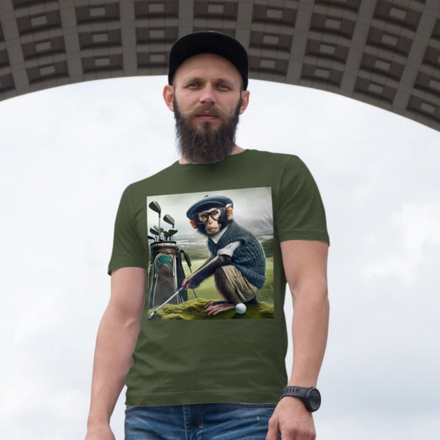Monkey on the Green Tee