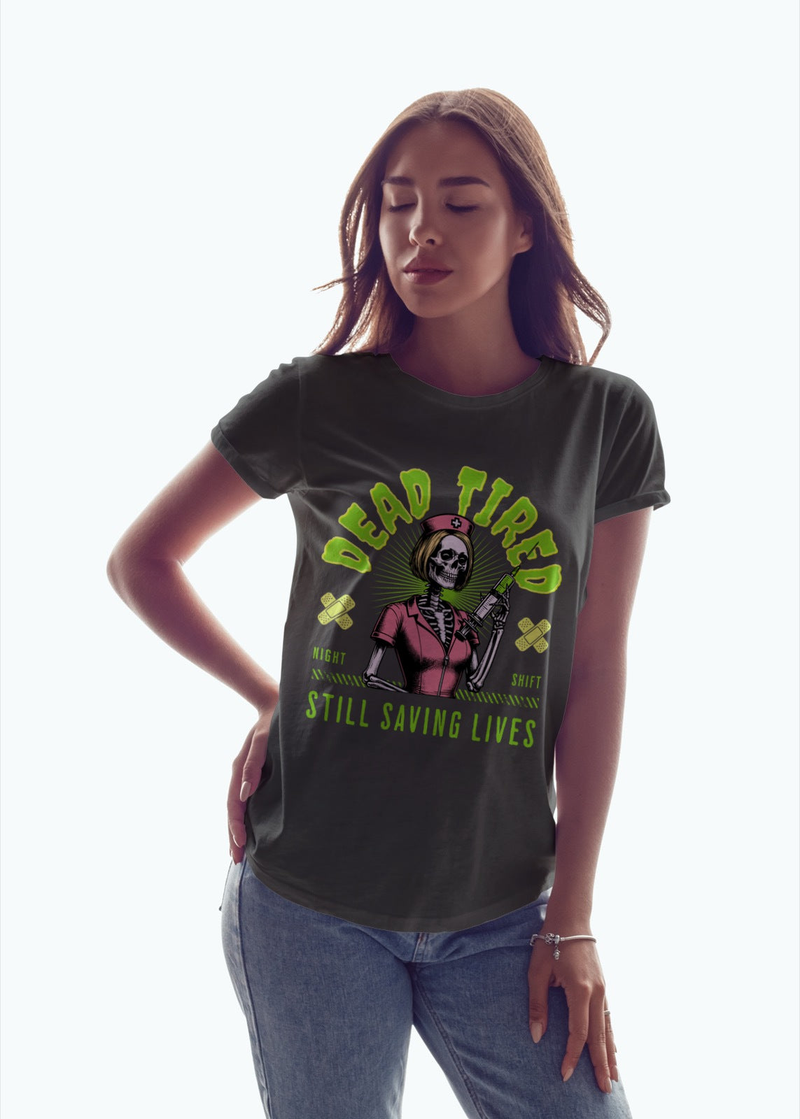 Dead Tired Nurse Tee