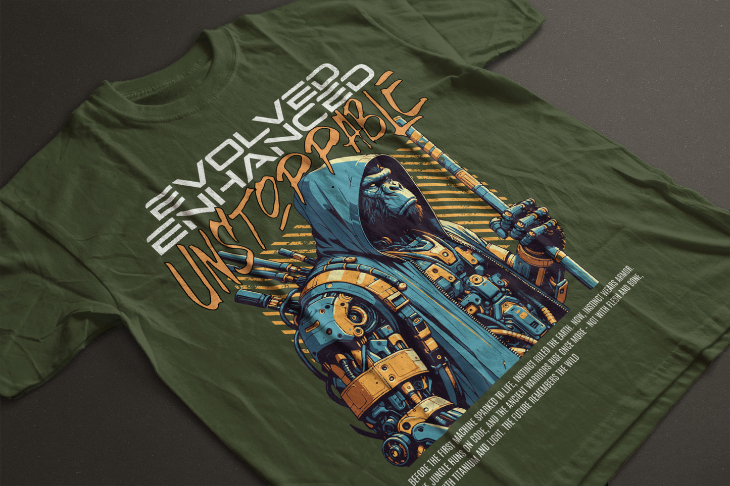 Evolved. Enhanced. Unstoppable Tee