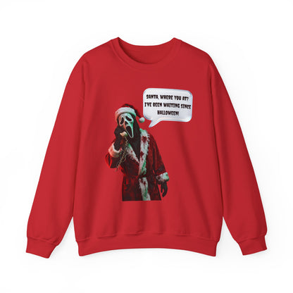 Scream Christmas Sweatshirt | Spooky Christmas Sweatshirt