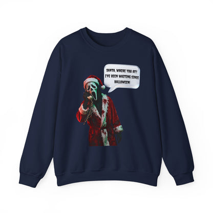 Scream Christmas Sweatshirt | Spooky Christmas Sweatshirt