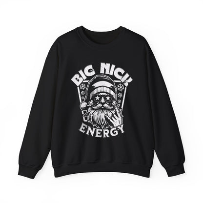 Big Nick Energy Christmas Sweatshirt | Trendy Retro Holiday Sweatshirt