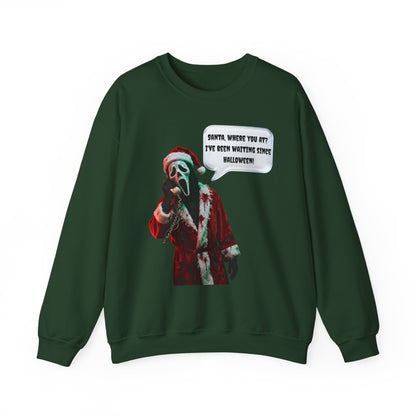 Scream Christmas Sweatshirt | Spooky Christmas Sweatshirt