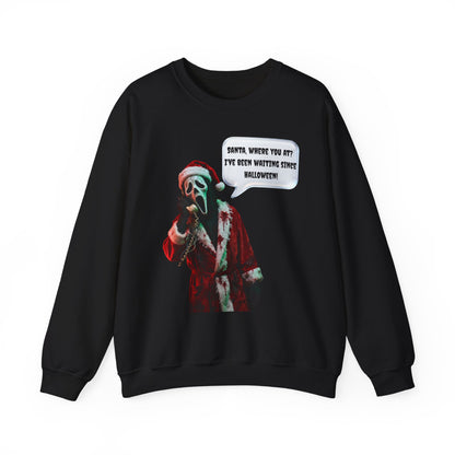 Scream Christmas Sweatshirt | Spooky Christmas Sweatshirt