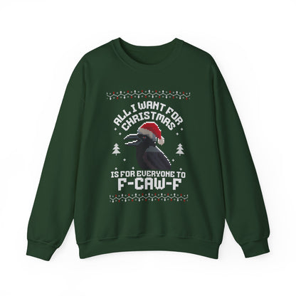 All I Want for Christmas | Holiday Apparel | Ugly Sweater | Christmas Humor Sweatshirt