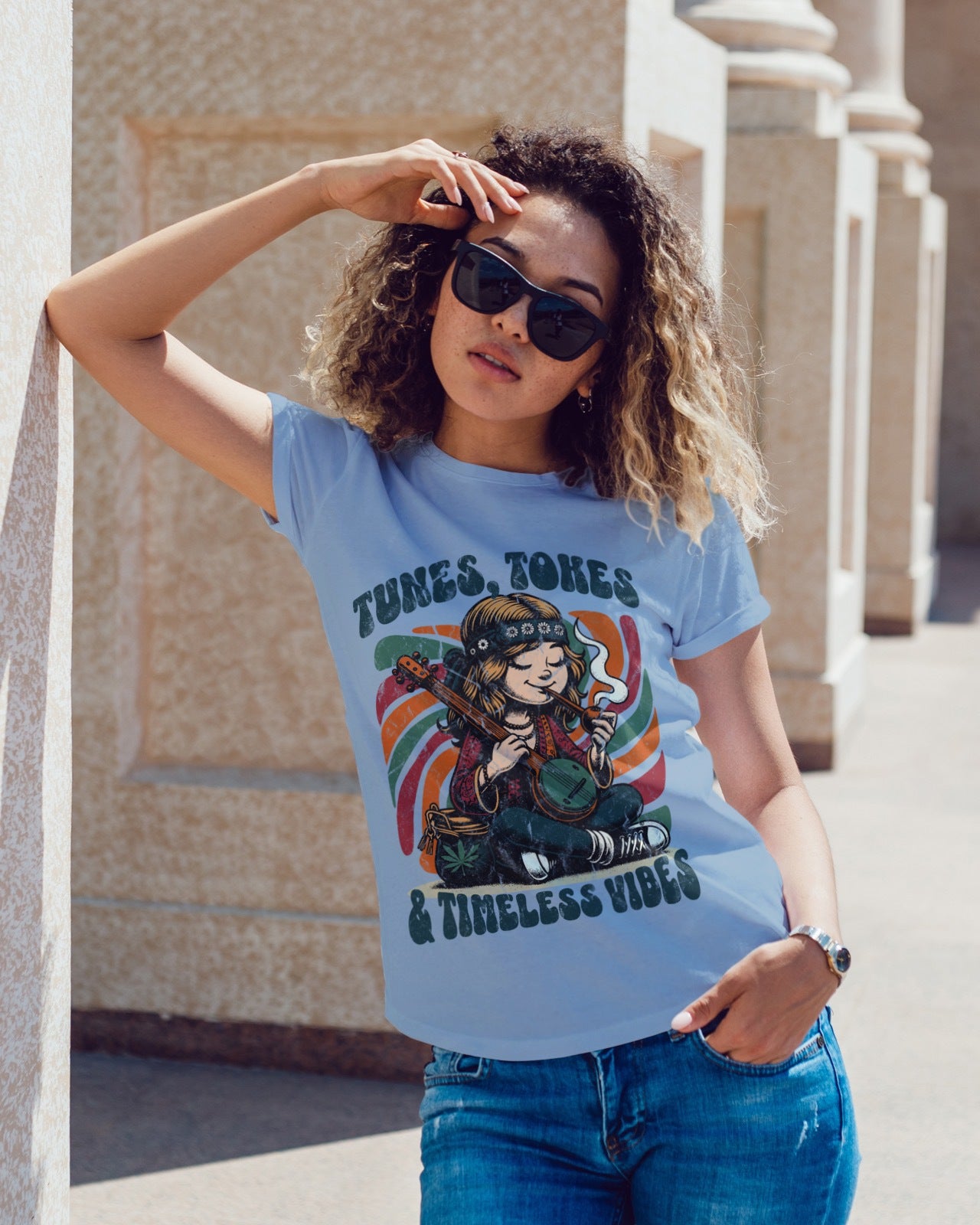 Retro Hippie Vibe T-shirt