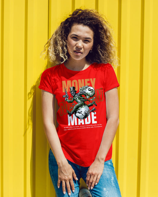 Money. Mission. Made. - Global Hustler Tee