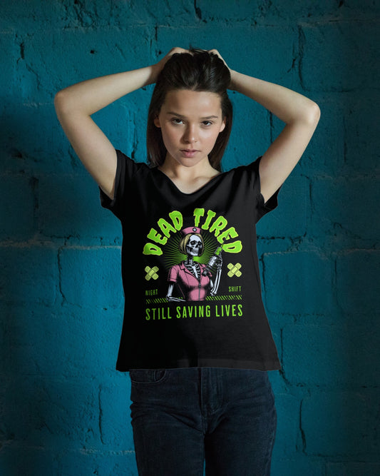 Dead Tired Nurse Tee
