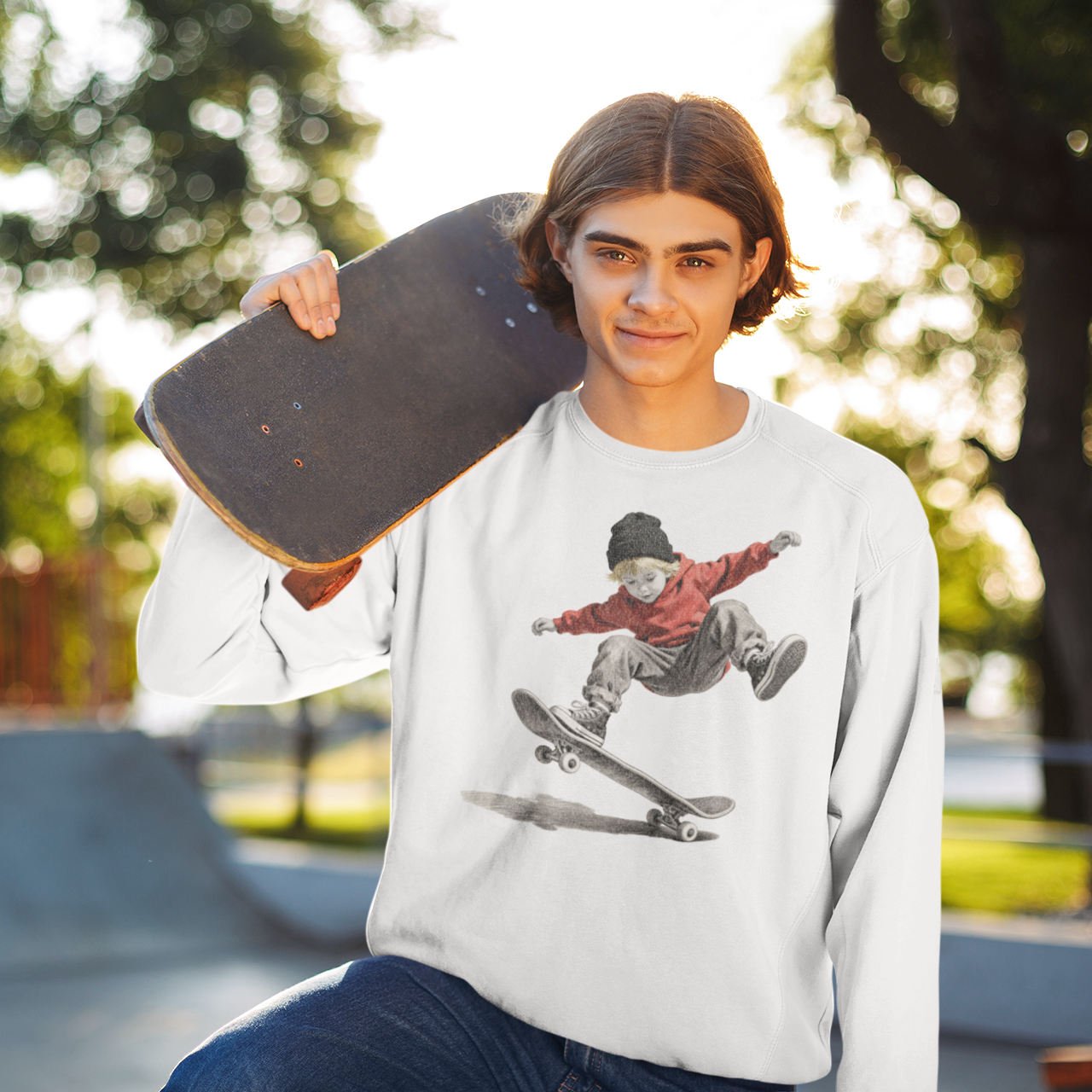 Dream Big Skateboard Sweatshirt