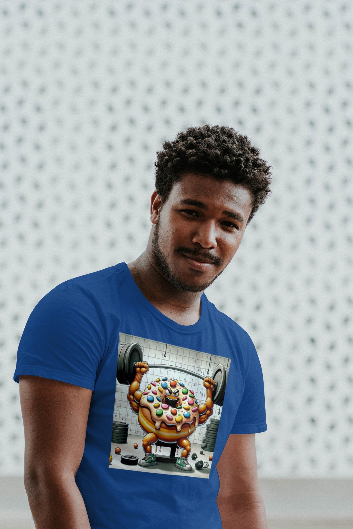 Sprinkled Donut Weightlifter T-shirt
