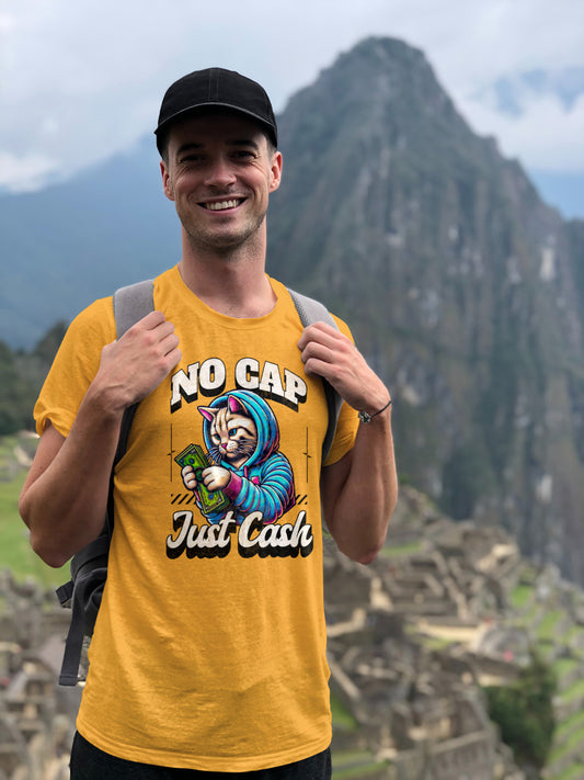 No Cap Just Cash Tee